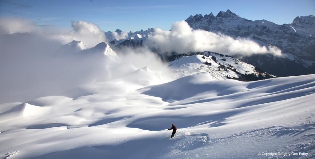 Hotel Des Alpes Champéry Buitenkant foto